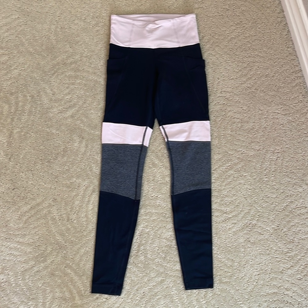 Athleta XXS color block workout pants